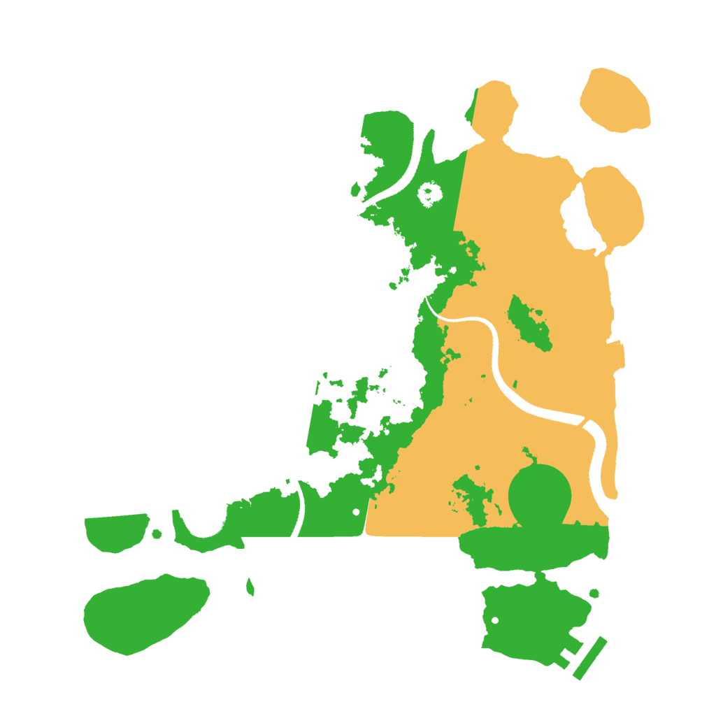 Biome Rust Map: Procedural Map, Size: 3000, Seed: 2137178878