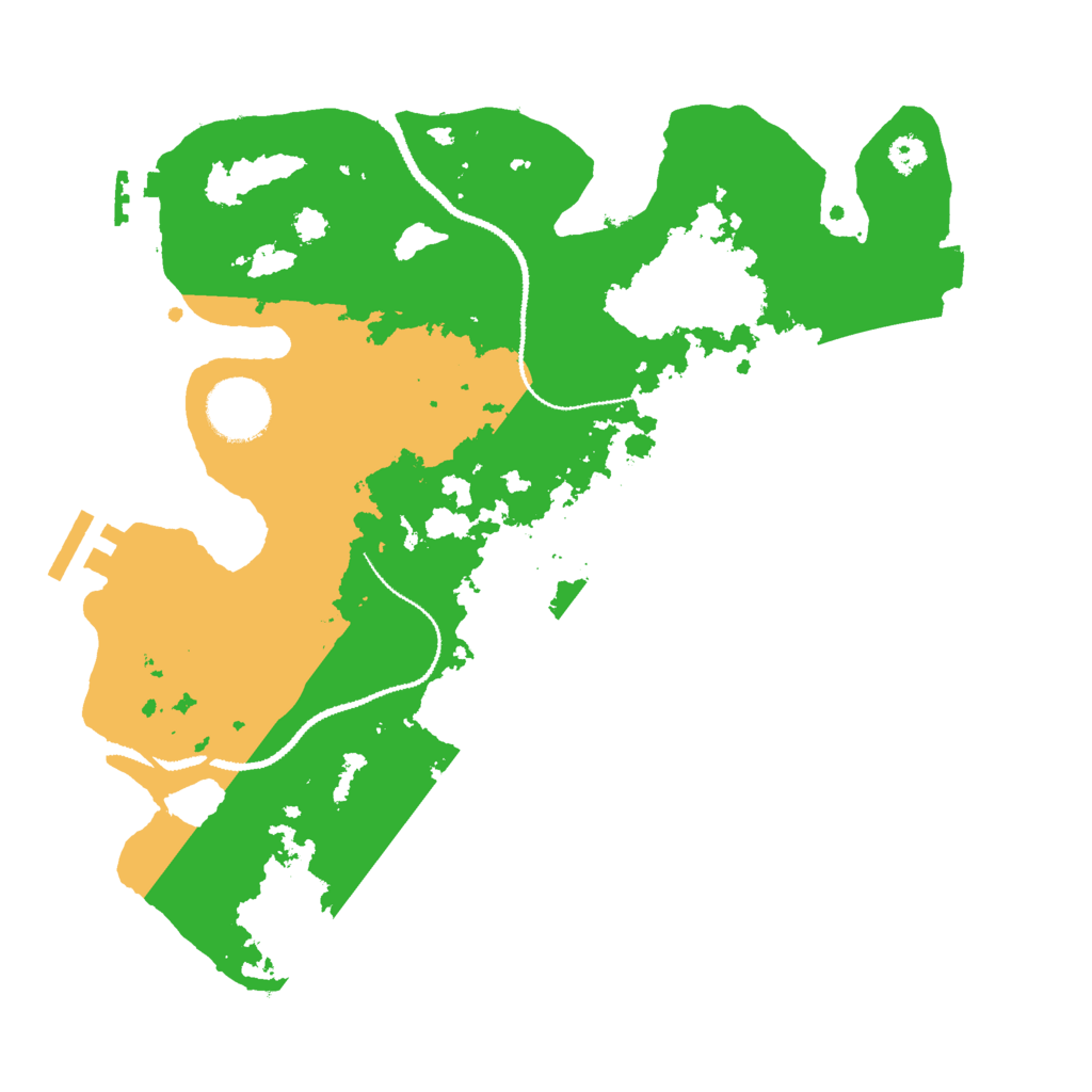 Biome Rust Map: Procedural Map, Size: 3000, Seed: 1149817375