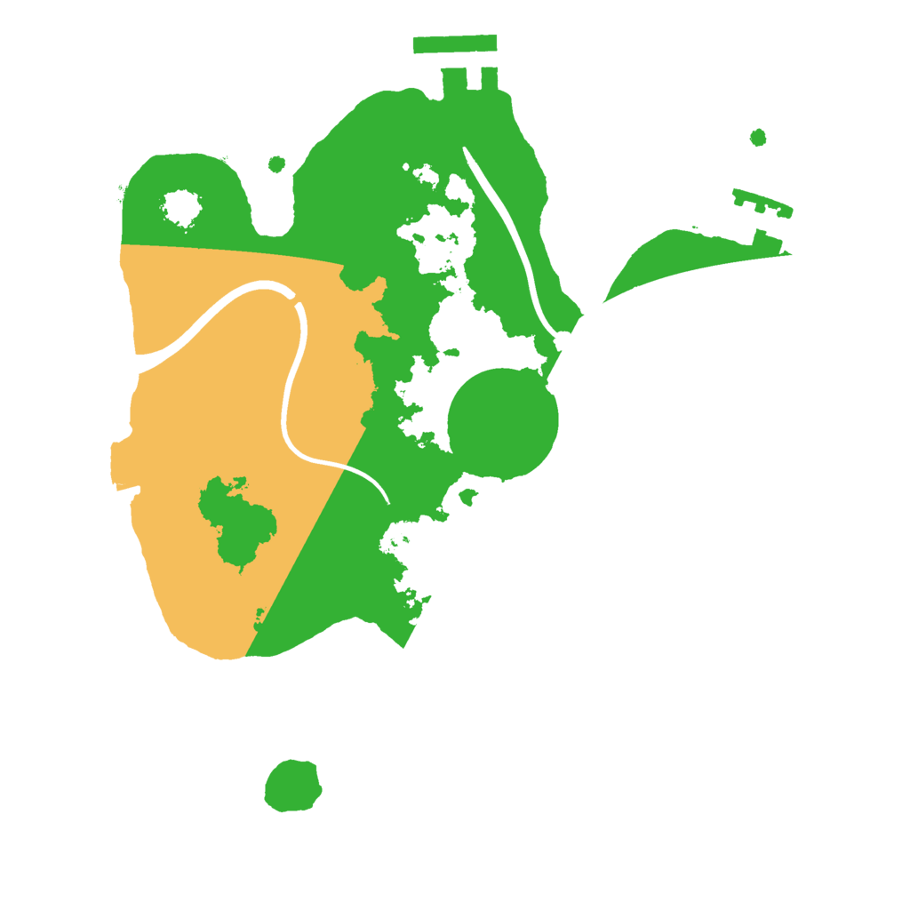 Biome Rust Map: Procedural Map, Size: 2200, Seed: 959549173