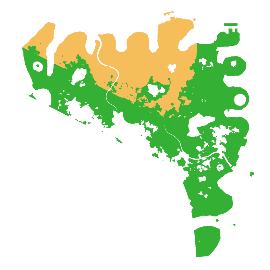 Biome Rust Map: Procedural Map, Size: 4000, Seed: 886864190