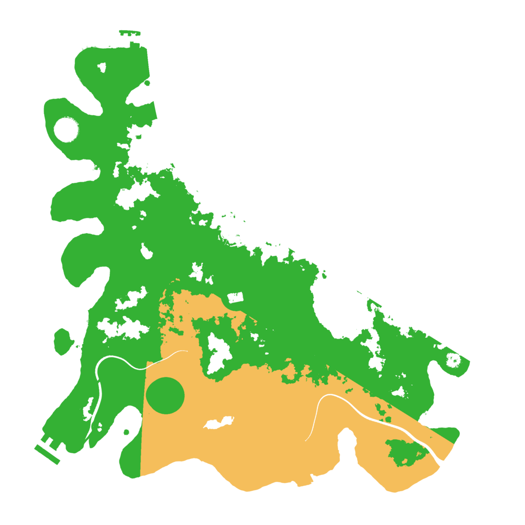 Biome Rust Map: Procedural Map, Size: 3750, Seed: 1501974508
