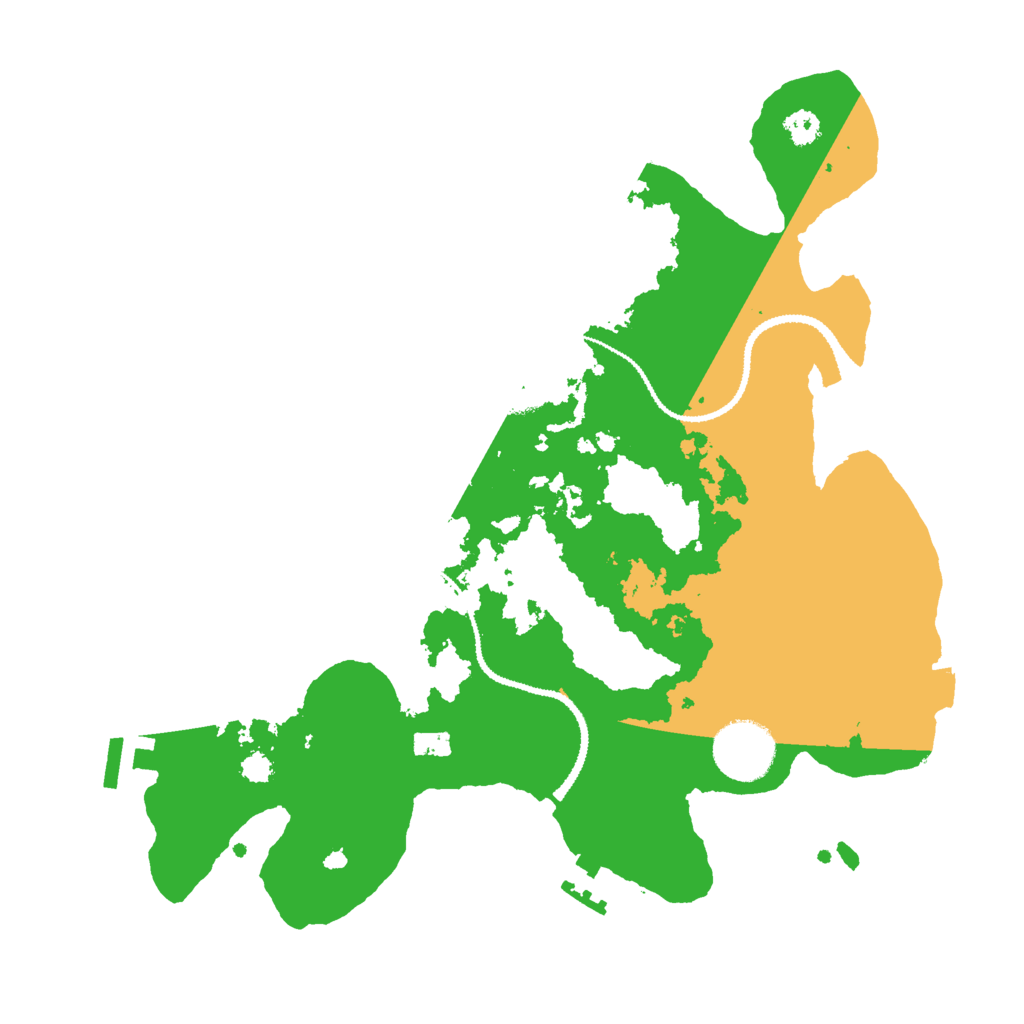 Biome Rust Map: Procedural Map, Size: 3000, Seed: 1519936814
