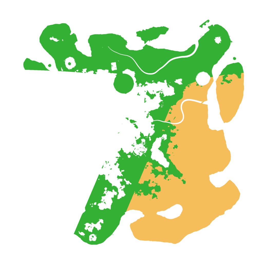 Biome Rust Map: Procedural Map, Size: 3500, Seed: 1277030677