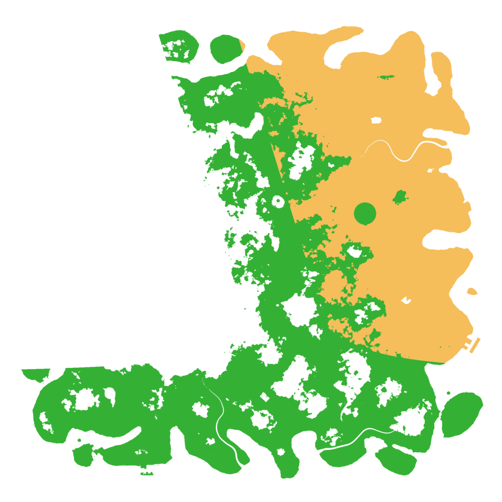 Biome Rust Map: Procedural Map, Size: 6000, Seed: 1500632802