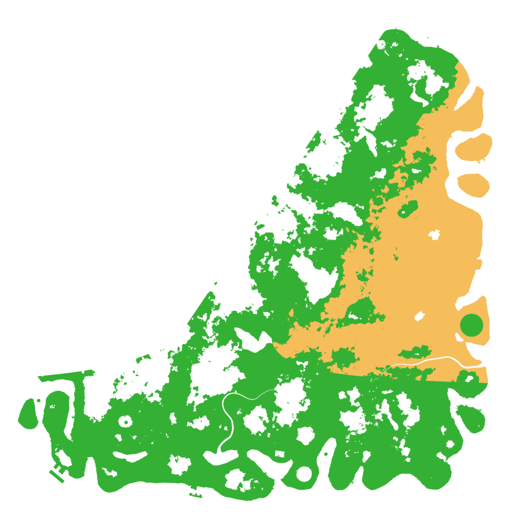 Biome Rust Map: Procedural Map, Size: 6000, Seed: 217030046