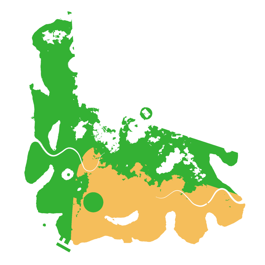 Biome Rust Map: Procedural Map, Size: 3500, Seed: 902147896