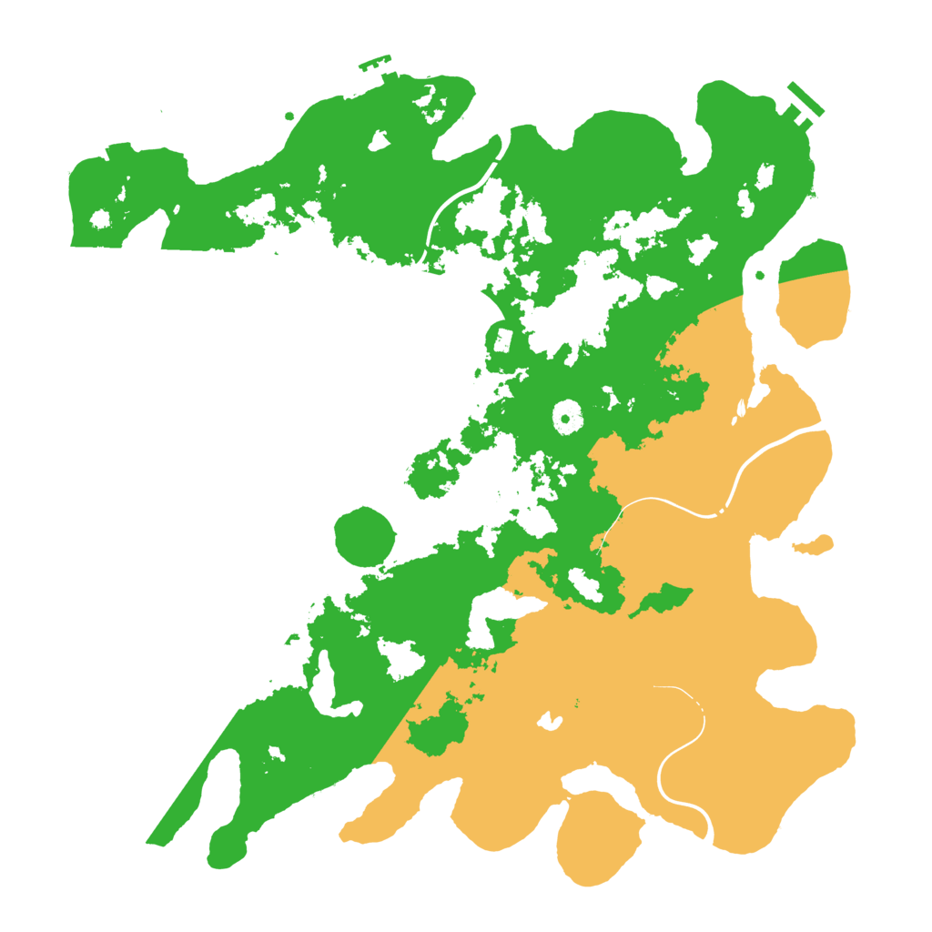 Biome Rust Map: Procedural Map, Size: 4250, Seed: 74088