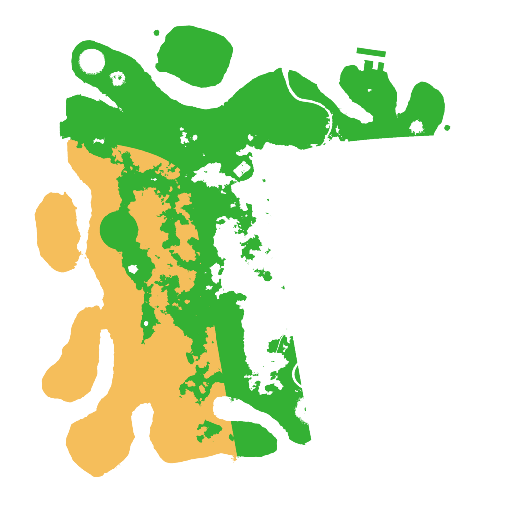 Biome Rust Map: Procedural Map, Size: 3500, Seed: 3874823