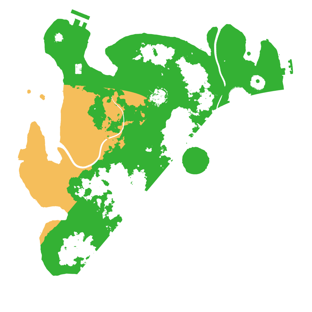 Biome Rust Map: Procedural Map, Size: 3250, Seed: 617962397