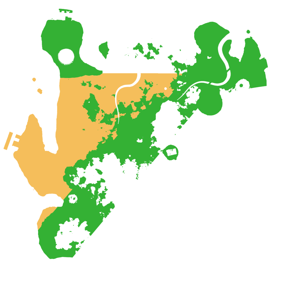 Biome Rust Map: Procedural Map, Size: 3250, Seed: 617962397