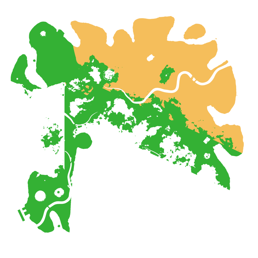 Biome Rust Map: Procedural Map, Size: 4250, Seed: 537843692