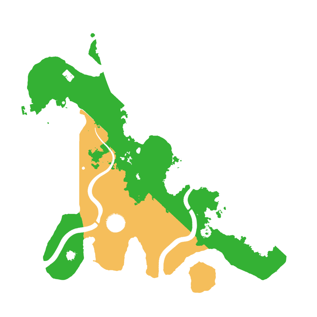 Biome Rust Map: Procedural Map, Size: 3000, Seed: 235684946