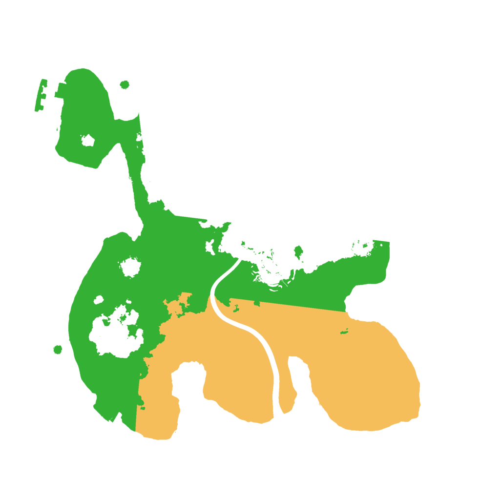 Biome Rust Map: Procedural Map, Size: 2300, Seed: 872731715