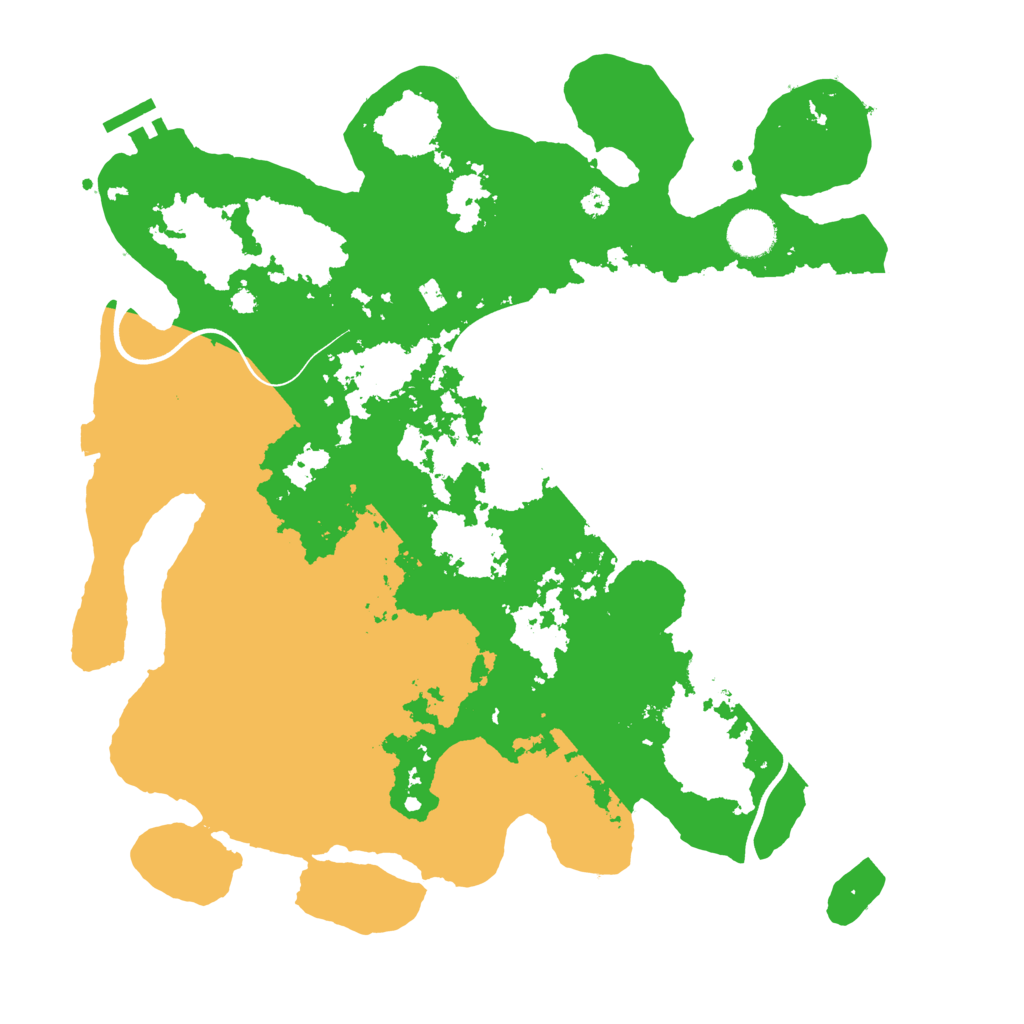 Biome Rust Map: Procedural Map, Size: 3750, Seed: 233108812