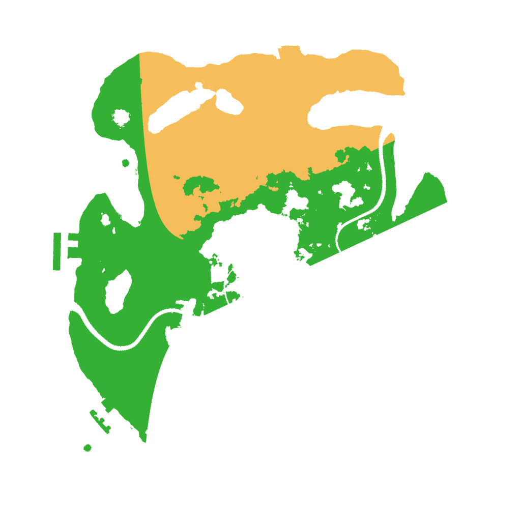 Biome Rust Map: Procedural Map, Size: 2800, Seed: 960599809