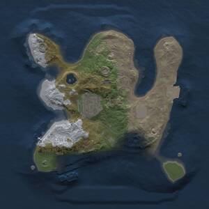 Thumbnail Rust Map: Procedural Map, Size: 2000, Seed: 2109466644, 3 Monuments