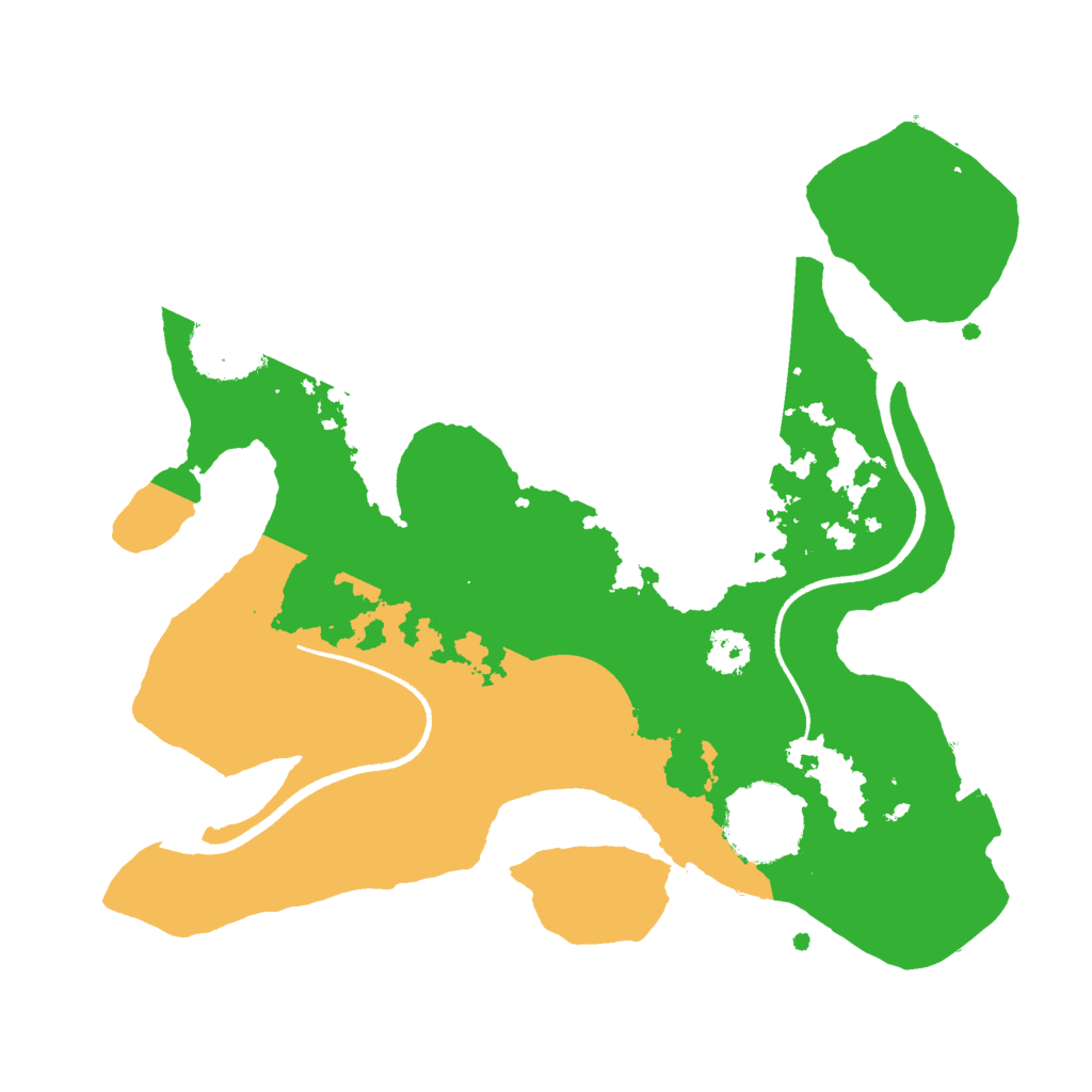 Biome Rust Map: Procedural Map, Size: 2500, Seed: 67384