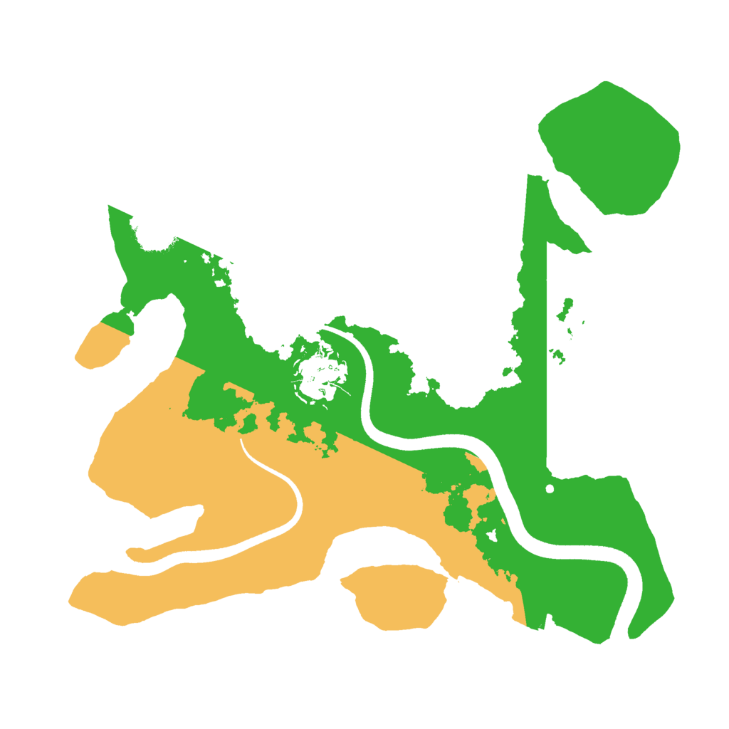 Biome Rust Map: Procedural Map, Size: 2500, Seed: 67384