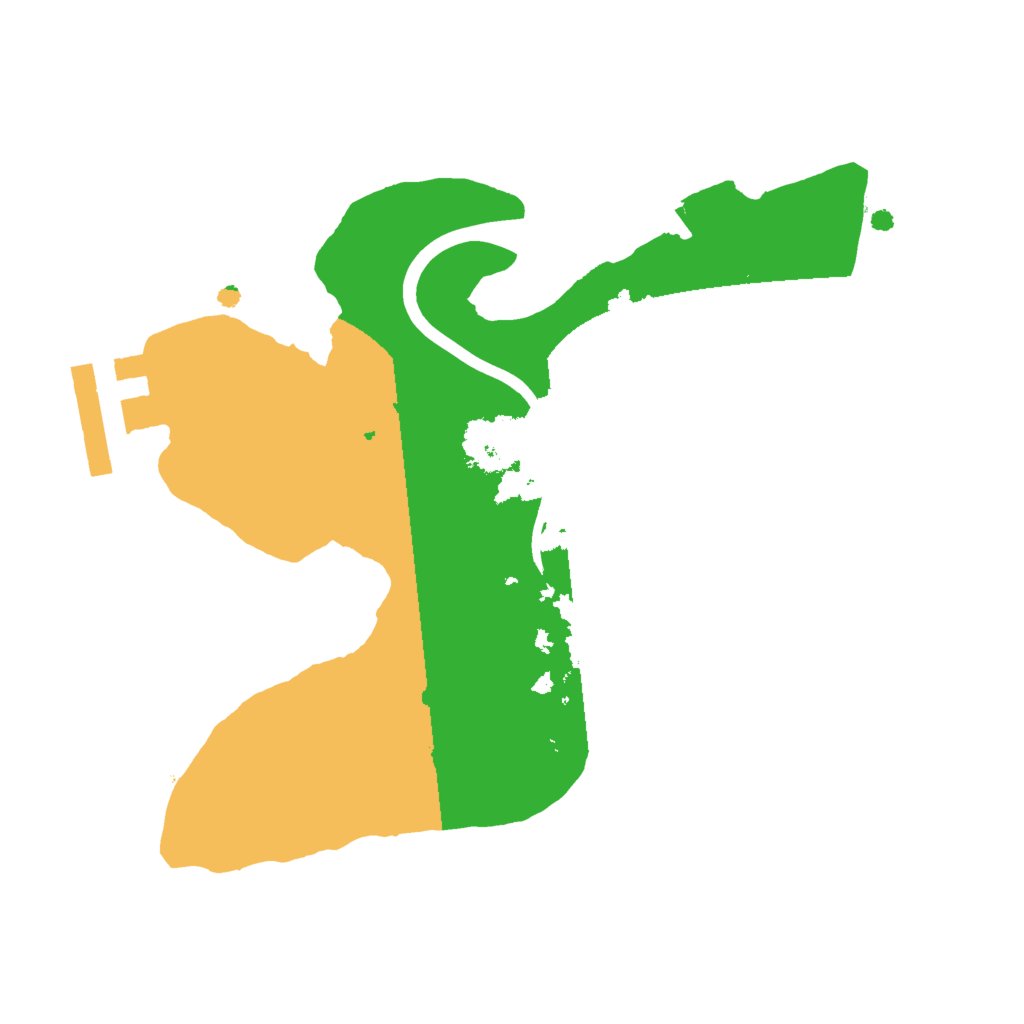 Biome Rust Map: Procedural Map, Size: 1850, Seed: 510968742