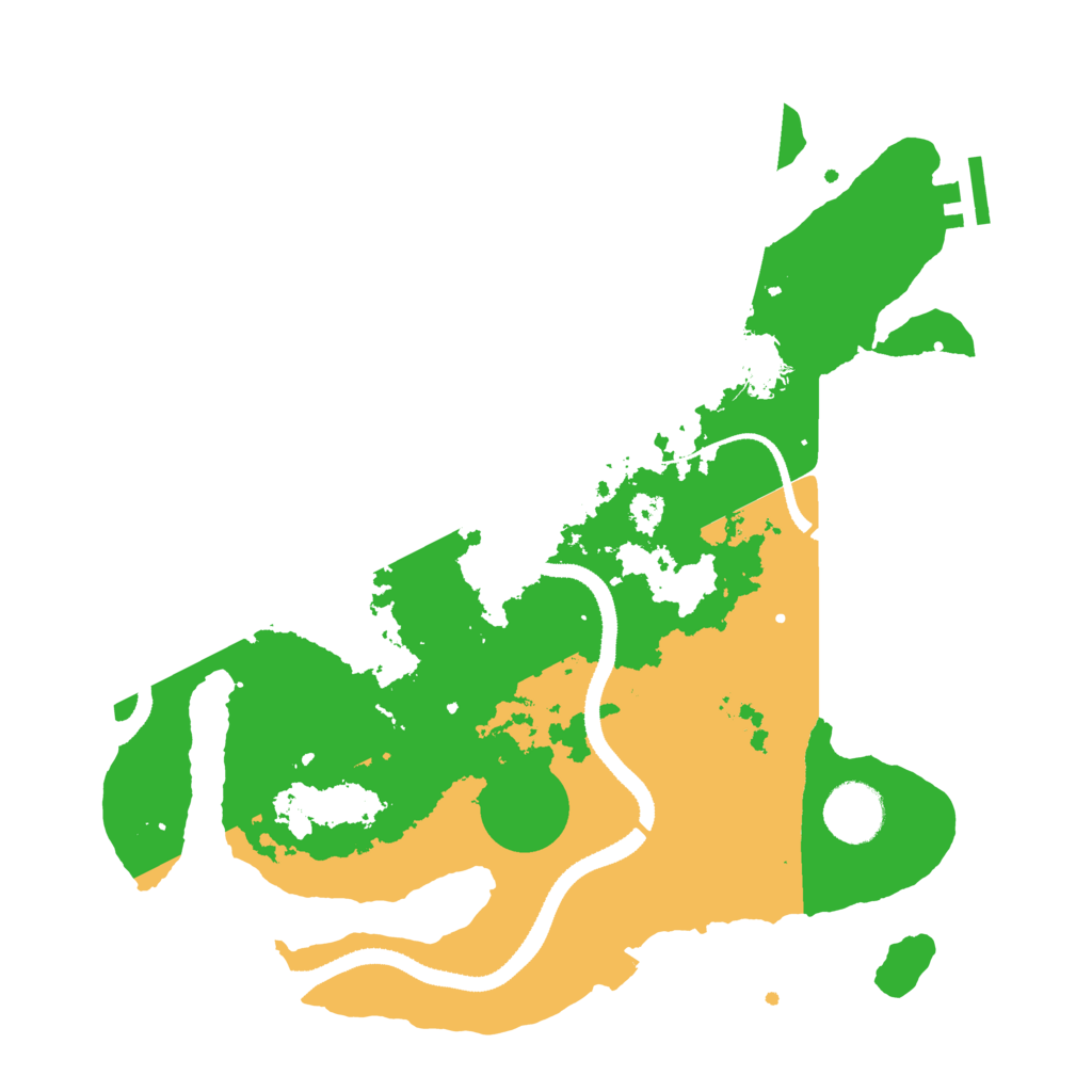 Biome Rust Map: Procedural Map, Size: 3250, Seed: 560280178