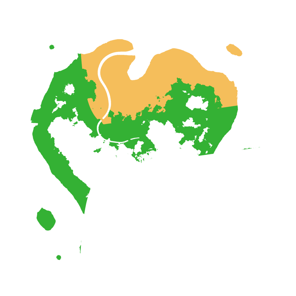 Biome Rust Map: Procedural Map, Size: 2509, Seed: 50000