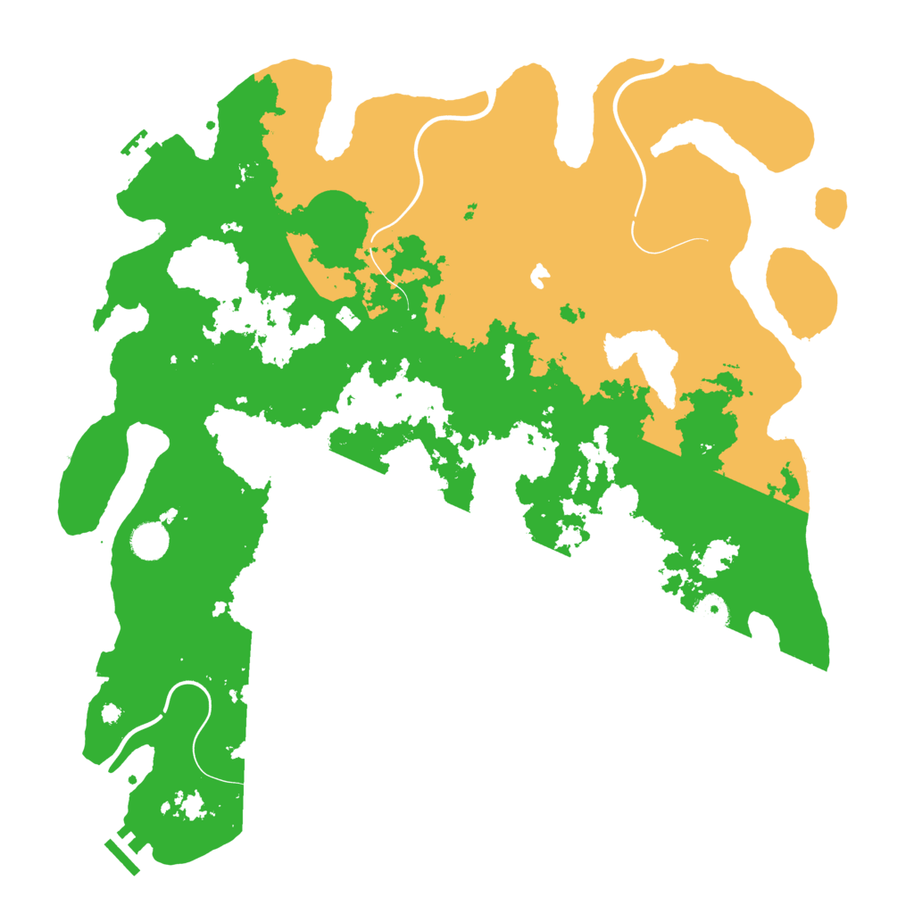 Biome Rust Map: Procedural Map, Size: 4209, Seed: 488770