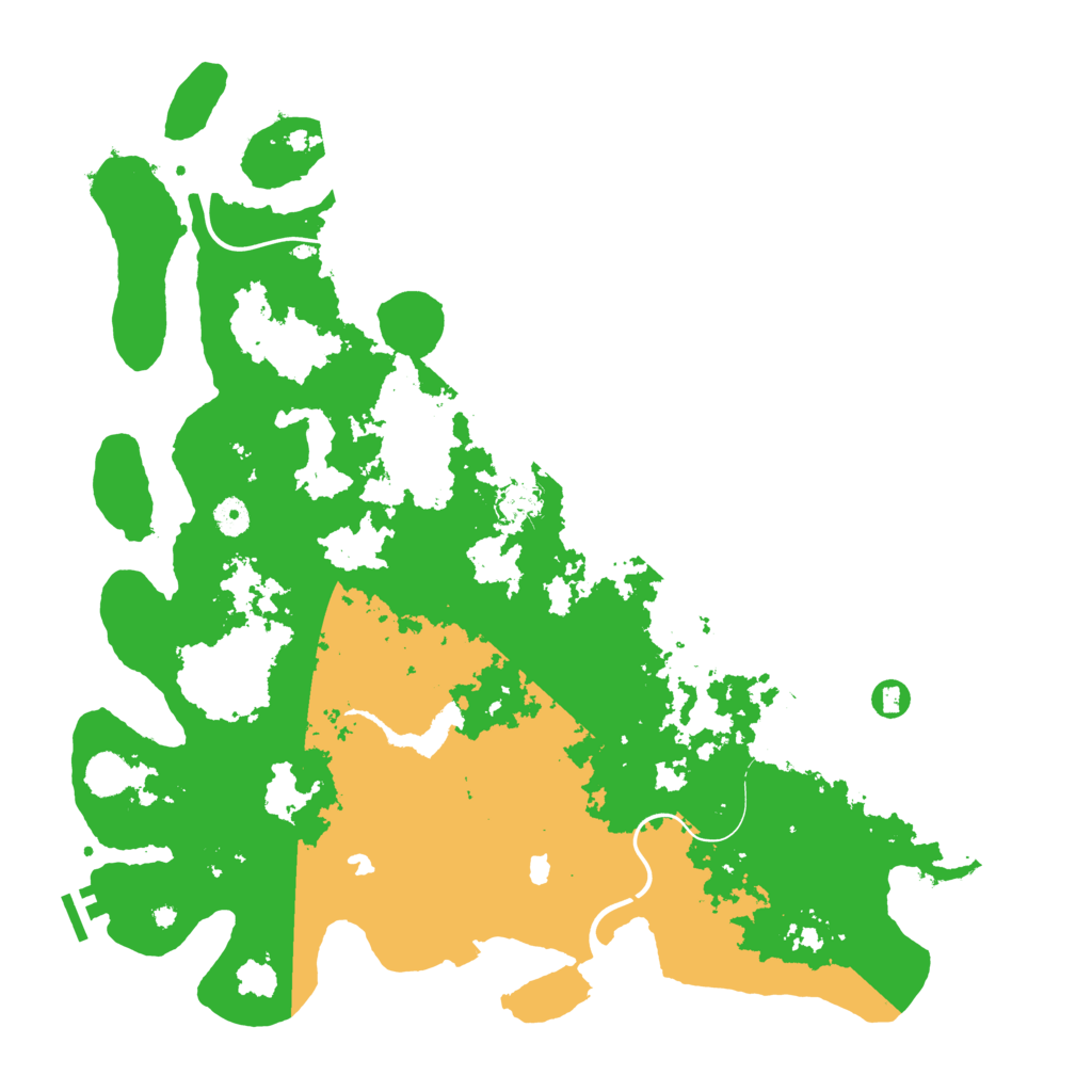 Biome Rust Map: Procedural Map, Size: 4500, Seed: 188849865