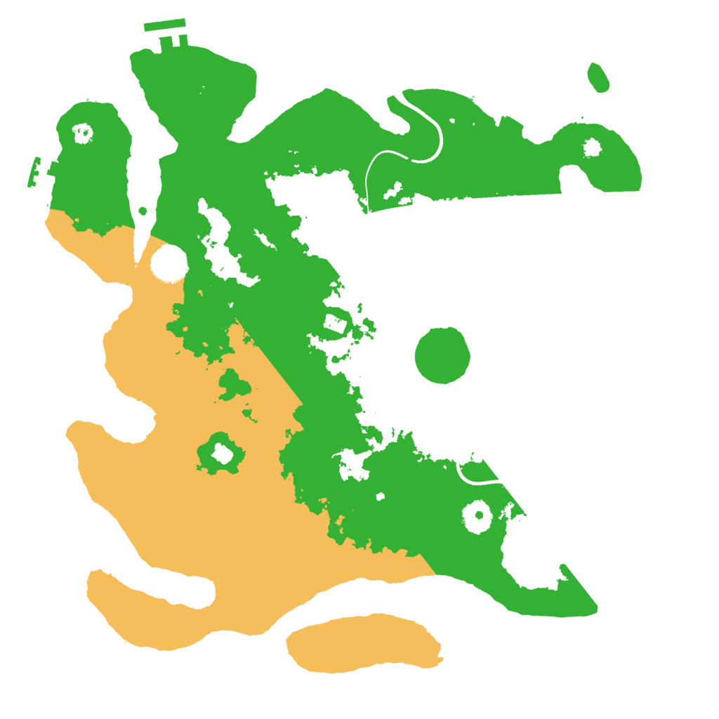 Biome Rust Map: Procedural Map, Size: 3500, Seed: 1051130780