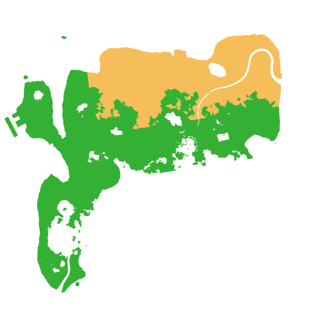 Biome Rust Map: Procedural Map, Size: 3000, Seed: 615800331