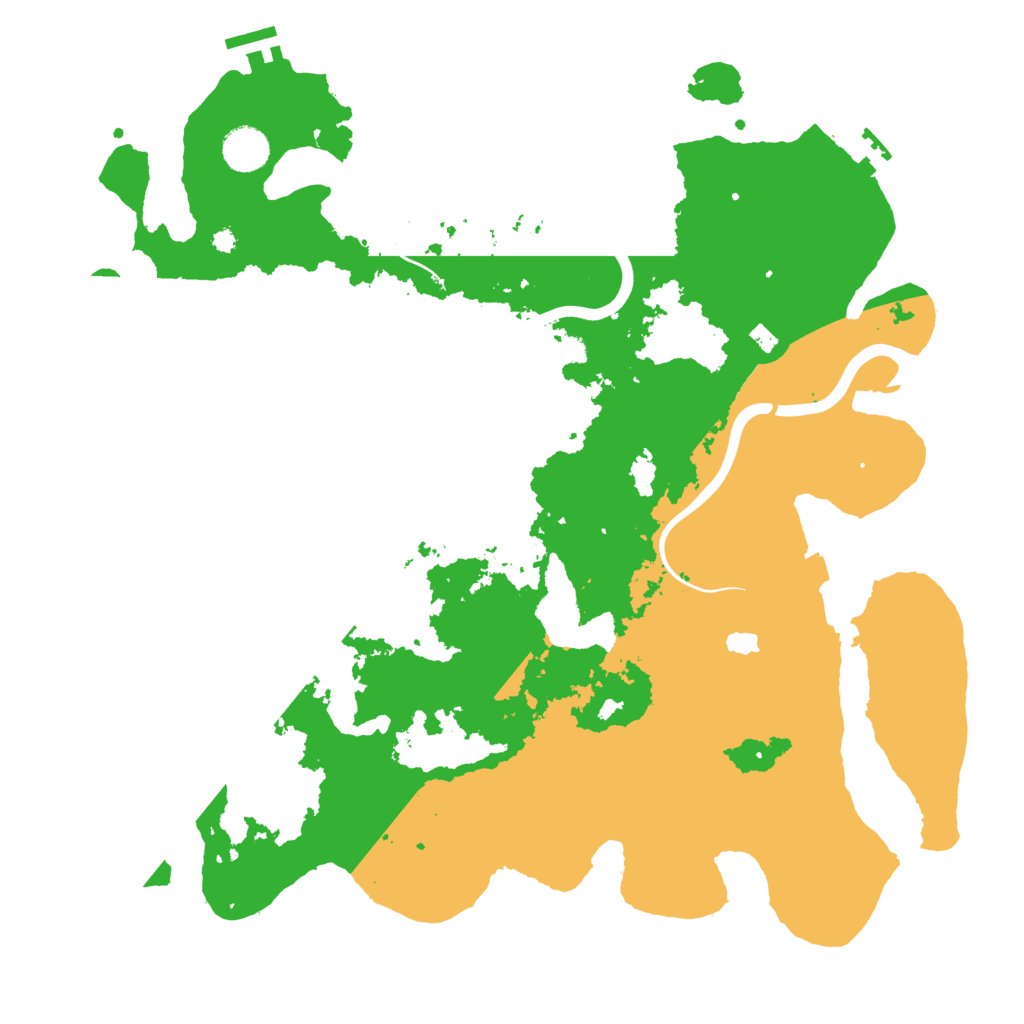 Biome Rust Map: Procedural Map, Size: 4000, Seed: 246562537