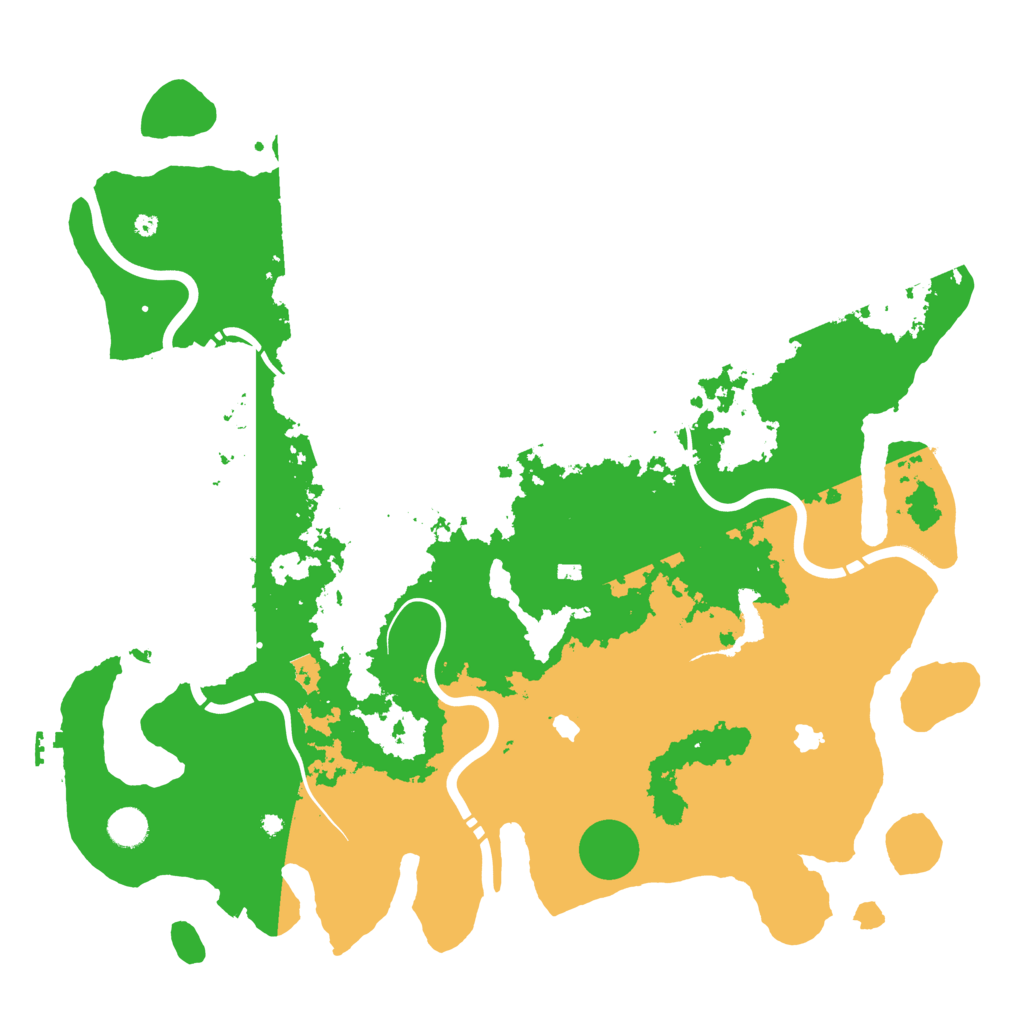 Biome Rust Map: Procedural Map, Size: 4500, Seed: 71762707