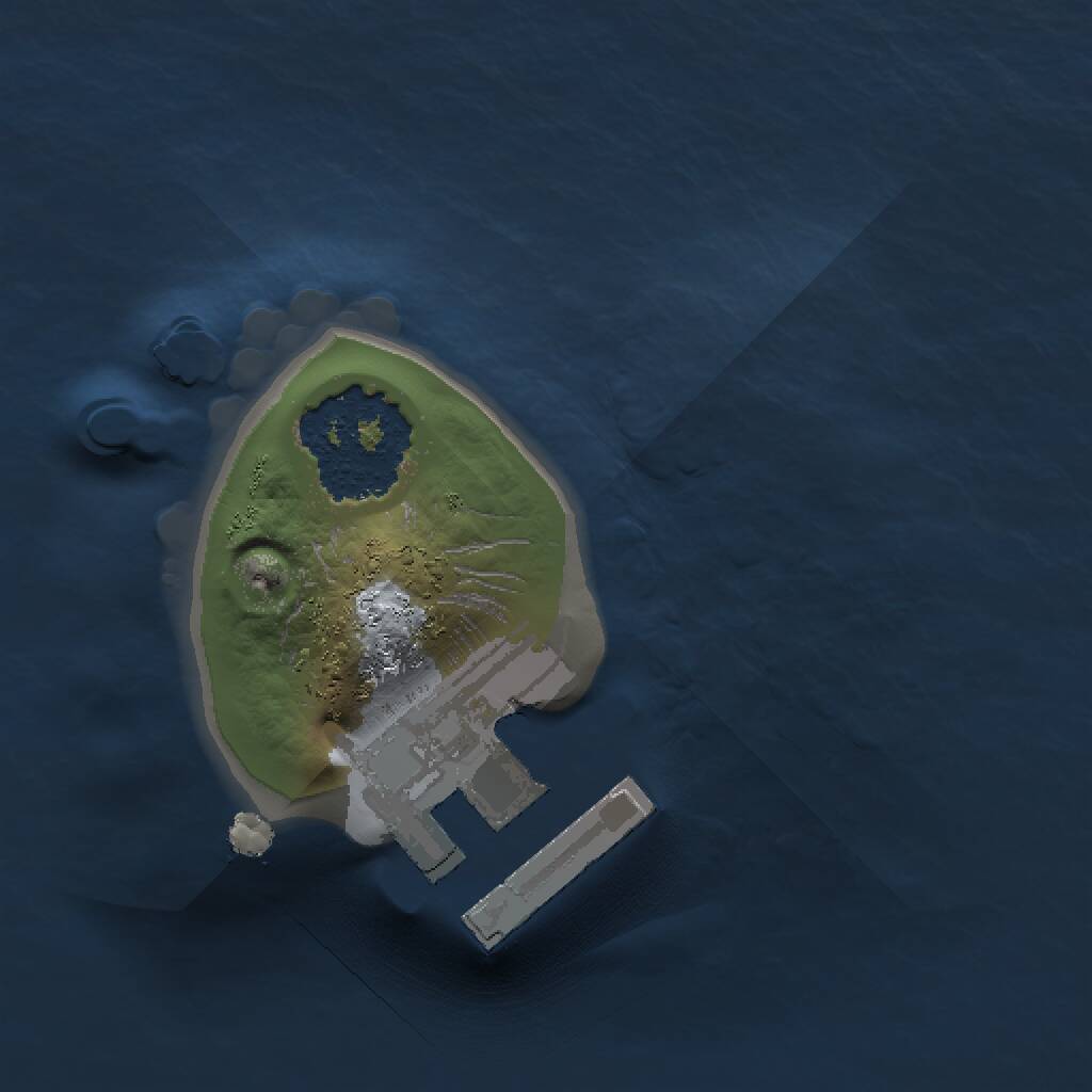 Rust Map: Procedural Map, Size: 1000, Seed: 1116835111, 2 Monuments