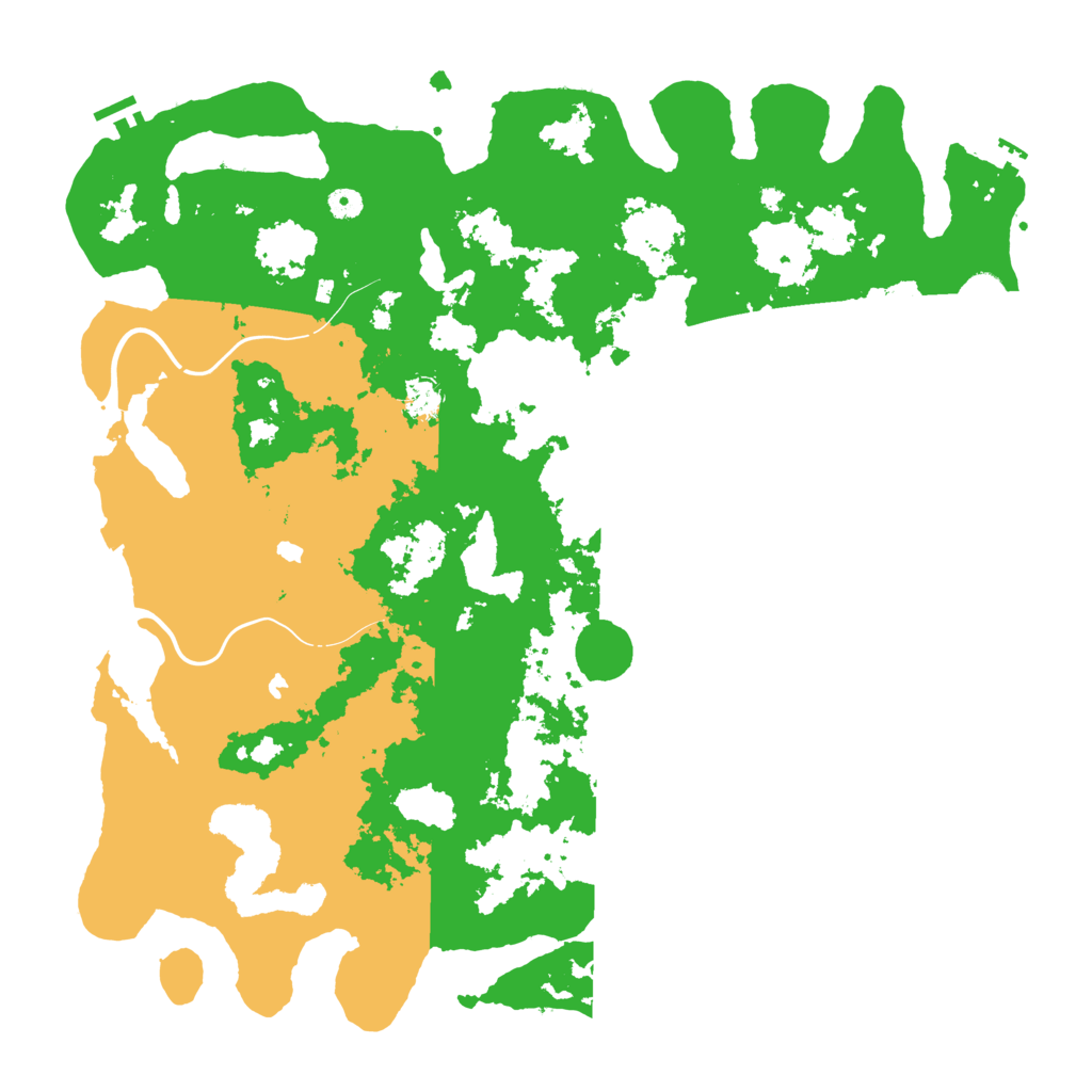 Biome Rust Map: Procedural Map, Size: 5000, Seed: 481982