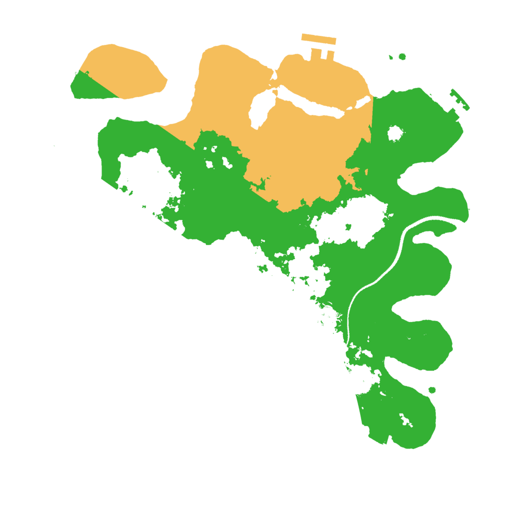 Biome Rust Map: Procedural Map, Size: 3000, Seed: 71913