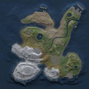 Thumbnail Rust Map: Procedural Map, Size: 2150, Seed: 540069767, 7 Monuments