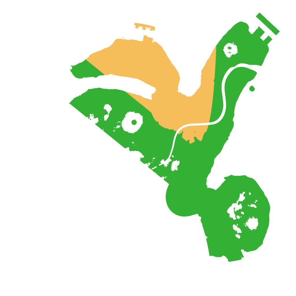 Biome Rust Map: Procedural Map, Size: 2150, Seed: 540069767