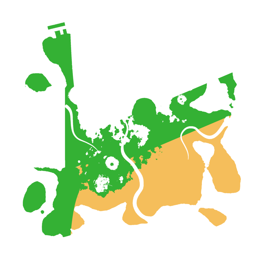 Biome Rust Map: Procedural Map, Size: 3000, Seed: 31196