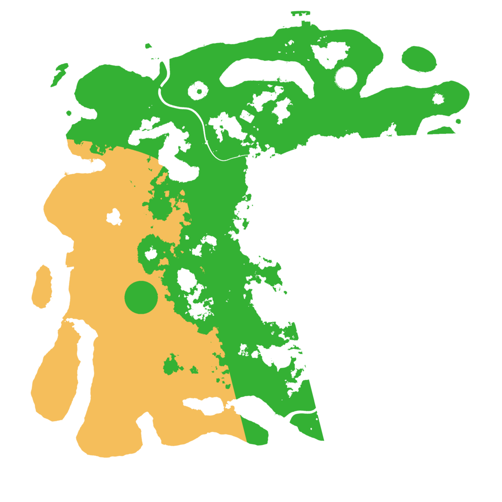 Biome Rust Map: Procedural Map, Size: 4000, Seed: 457313133