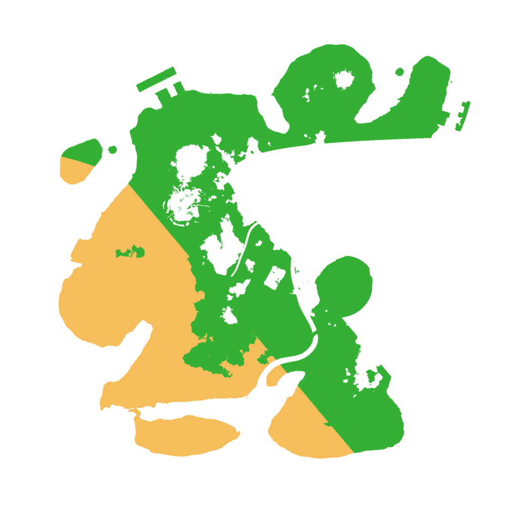 Biome Rust Map: Procedural Map, Size: 2500, Seed: 1356483568