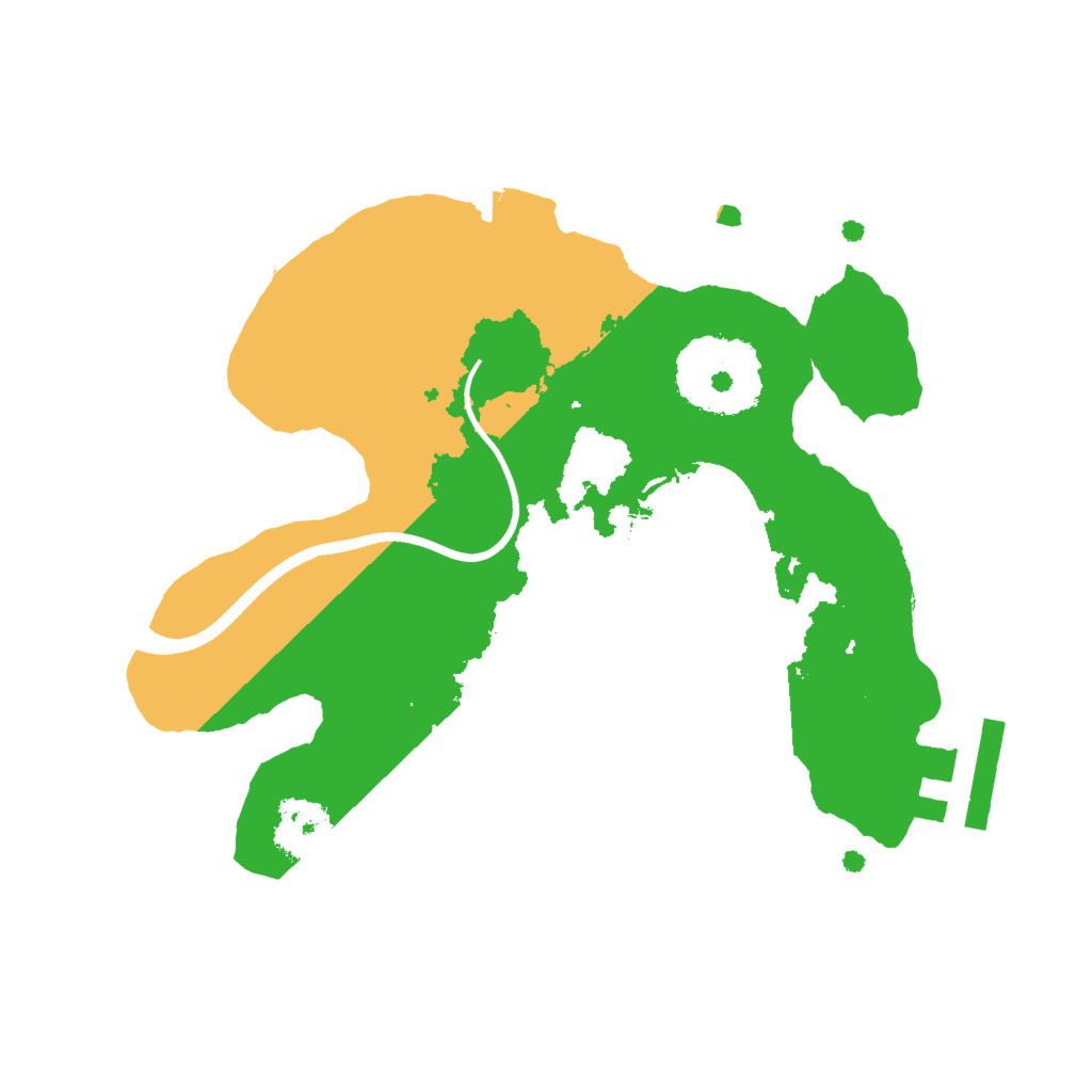 Biome Rust Map: Procedural Map, Size: 2000, Seed: 1854318536