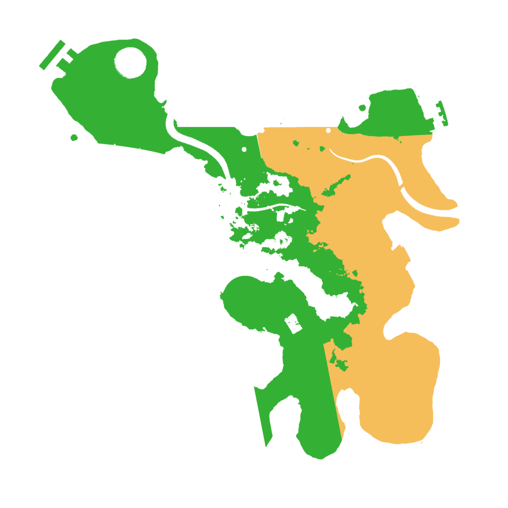 Biome Rust Map: Procedural Map, Size: 3000, Seed: 308178622