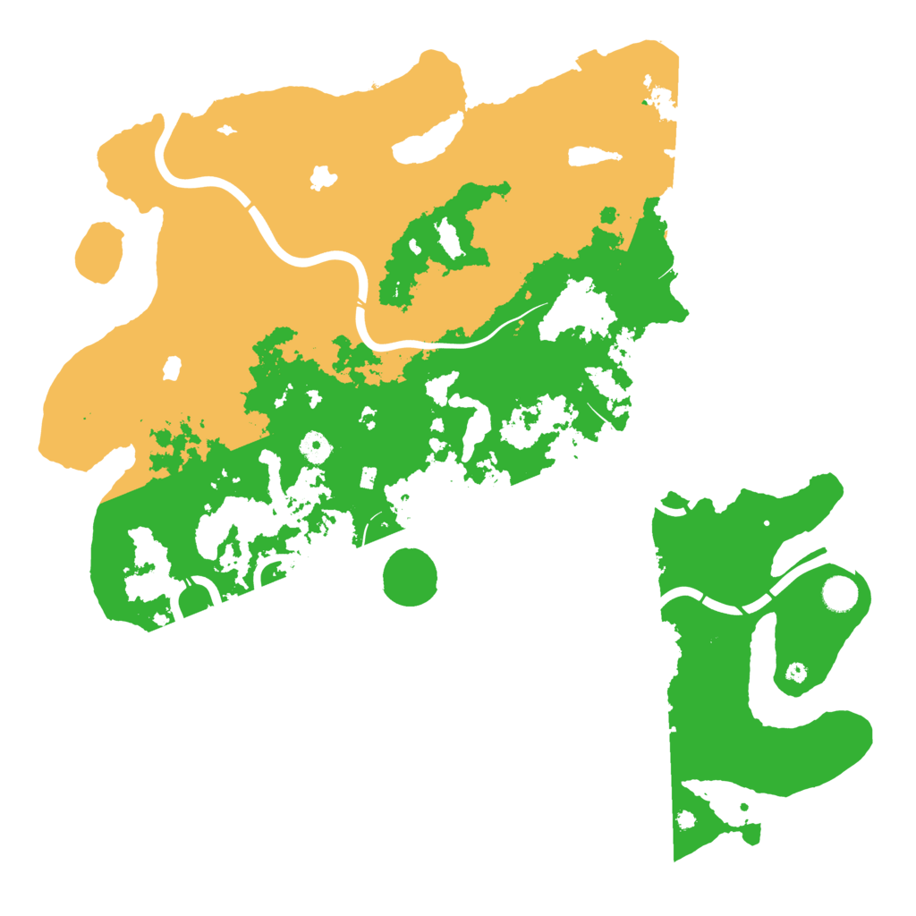 Biome Rust Map: Procedural Map, Size: 4500, Seed: 1989201520