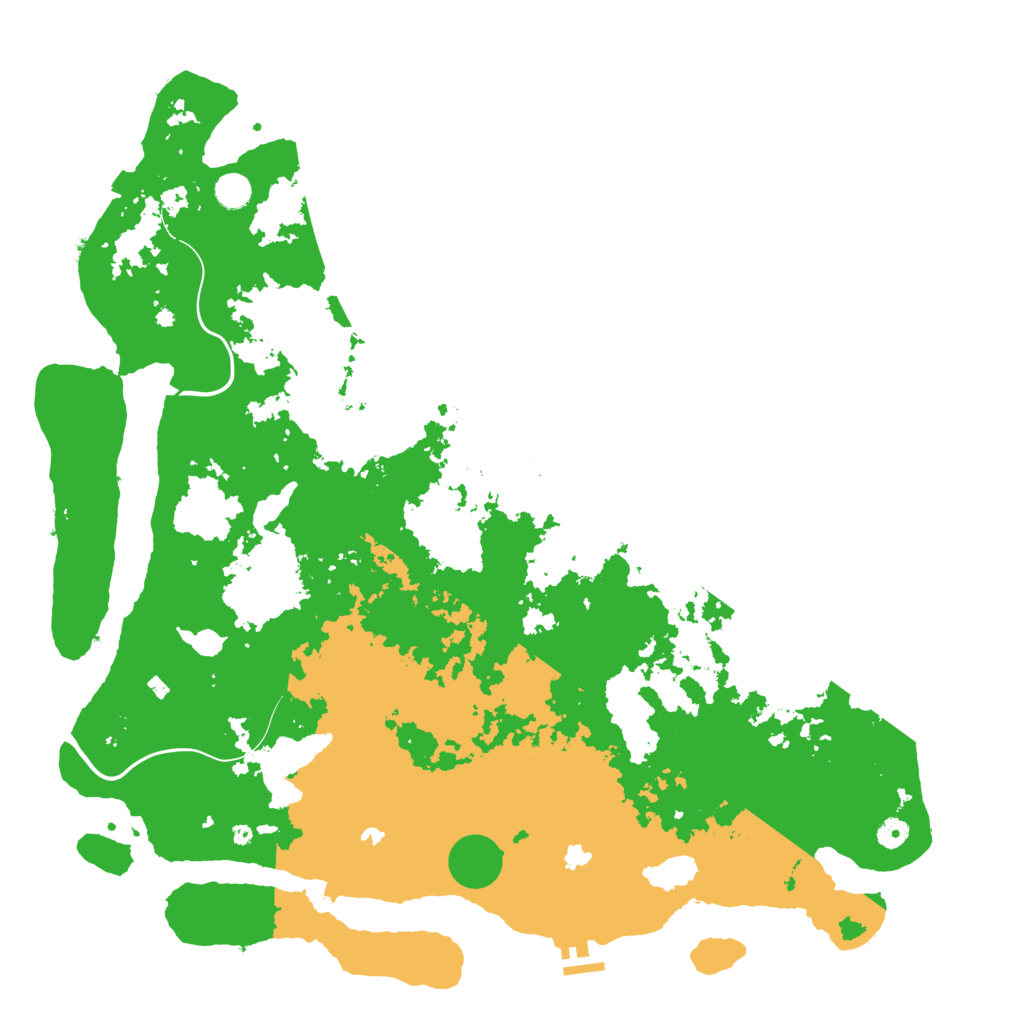 Biome Rust Map: Procedural Map, Size: 5000, Seed: 723786063