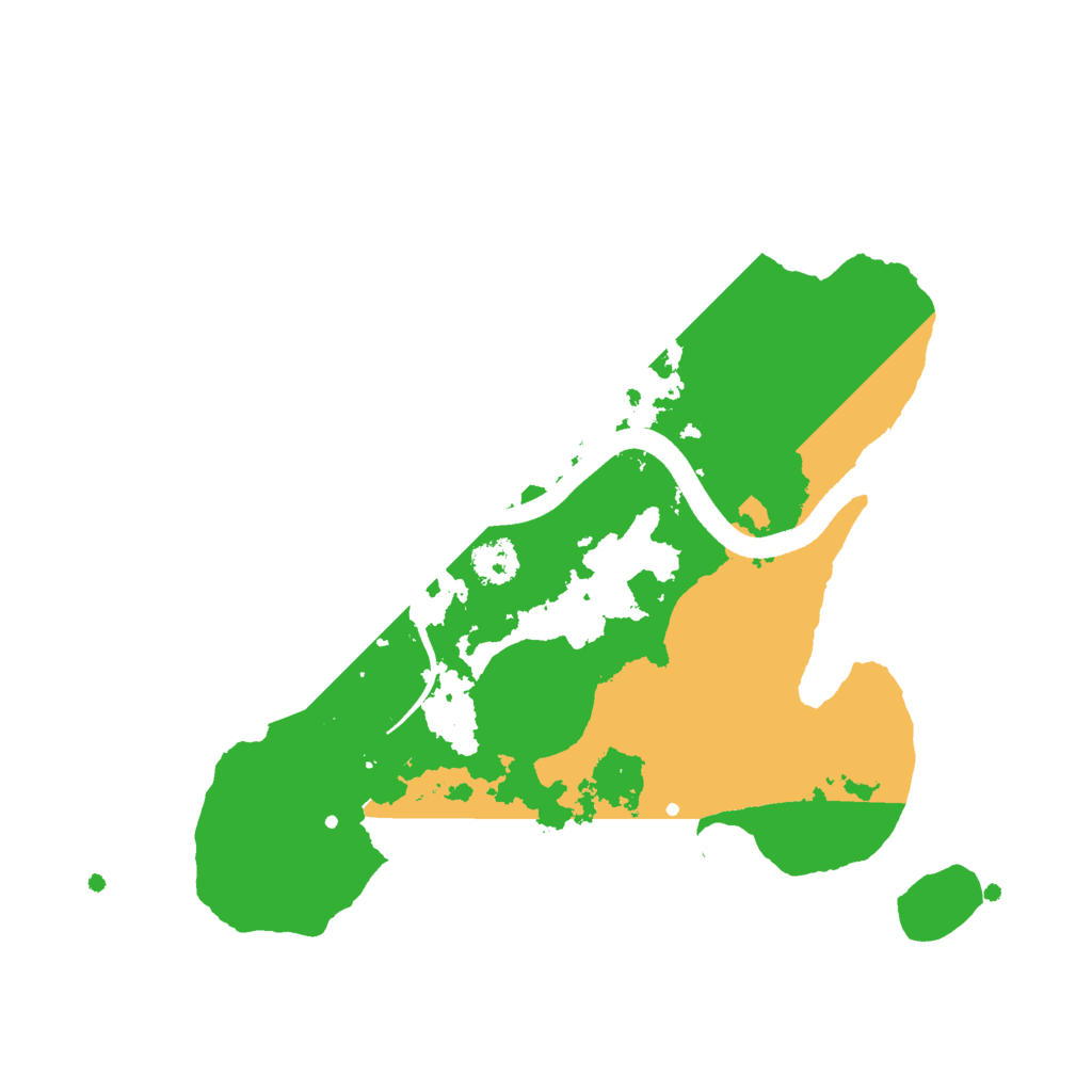 Biome Rust Map: Procedural Map, Size: 2500, Seed: 317542193