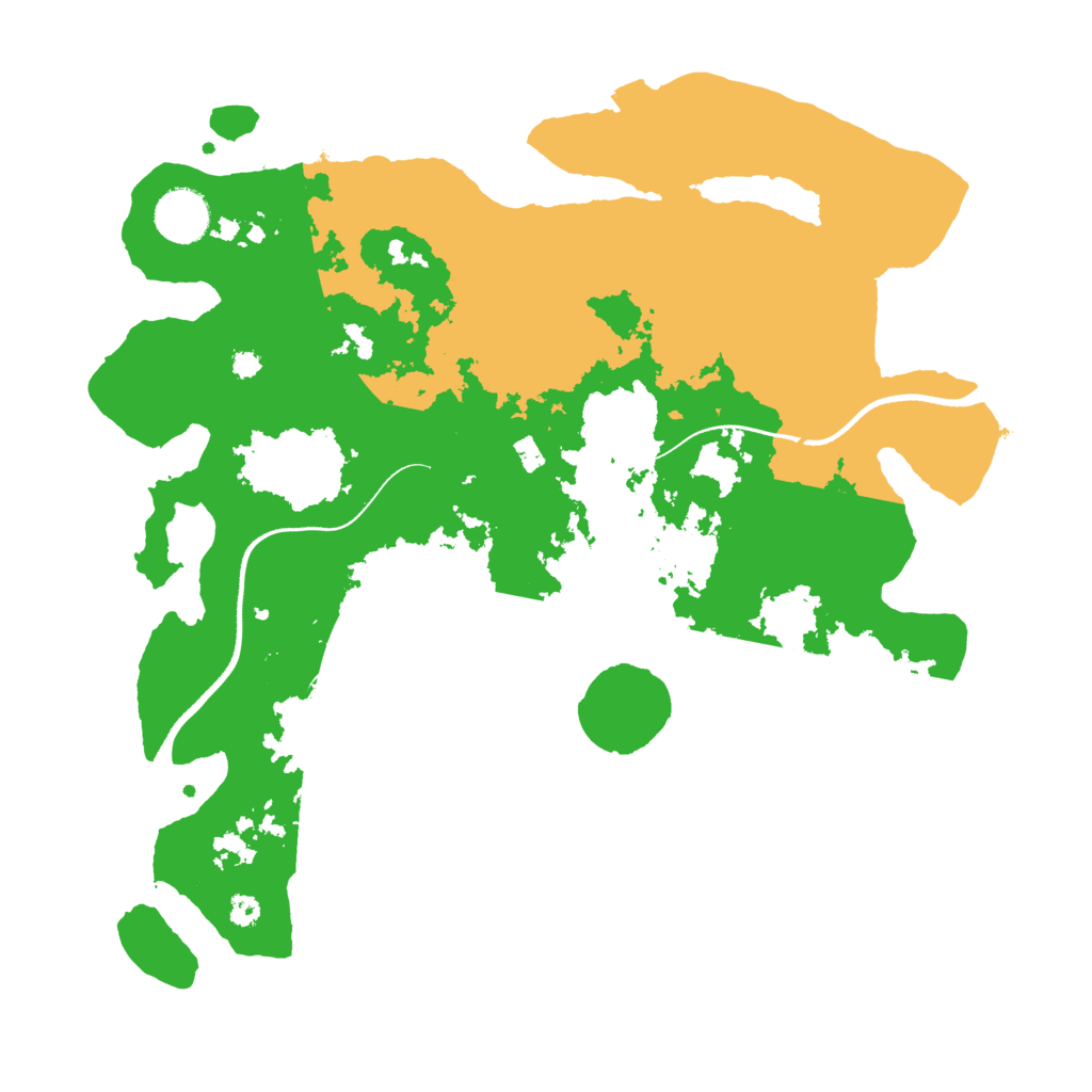 Biome Rust Map: Procedural Map, Size: 3500, Seed: 61256991