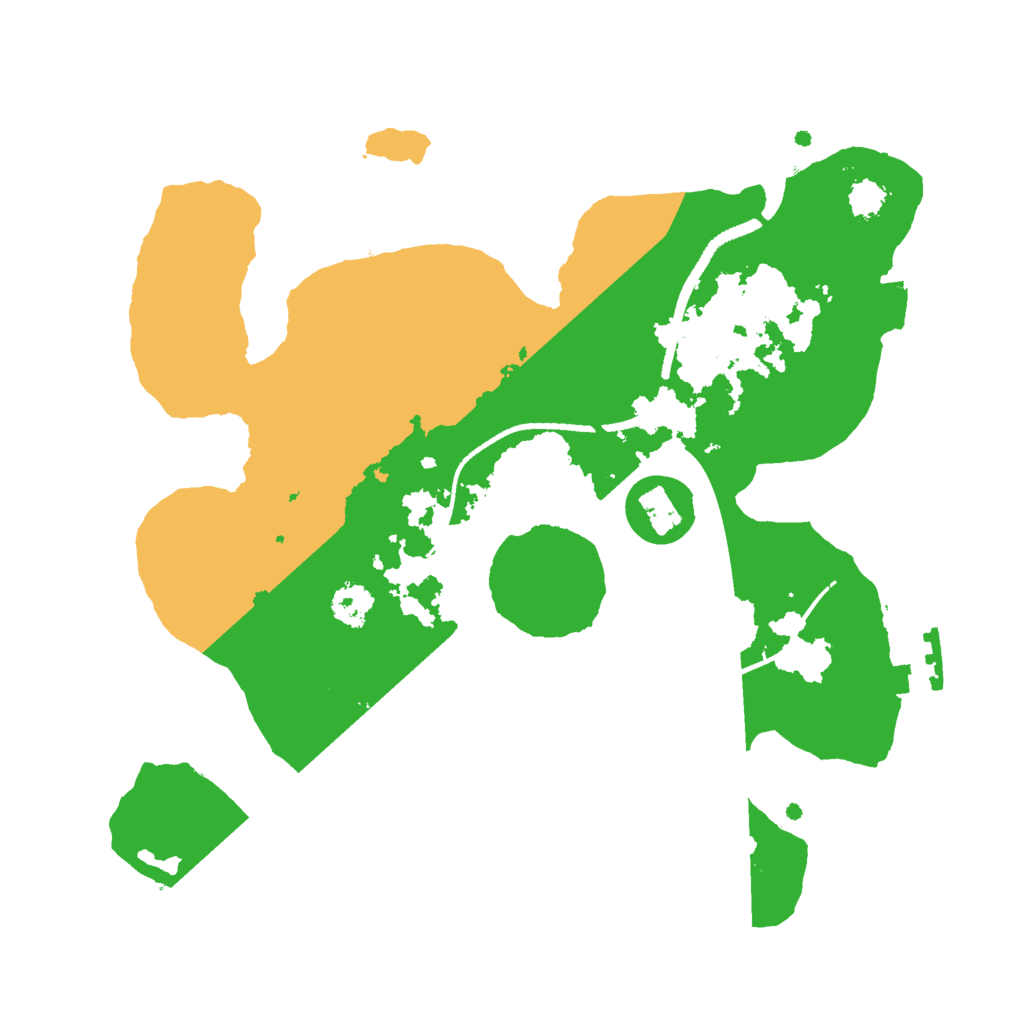 Biome Rust Map: Procedural Map, Size: 2500, Seed: 621985060