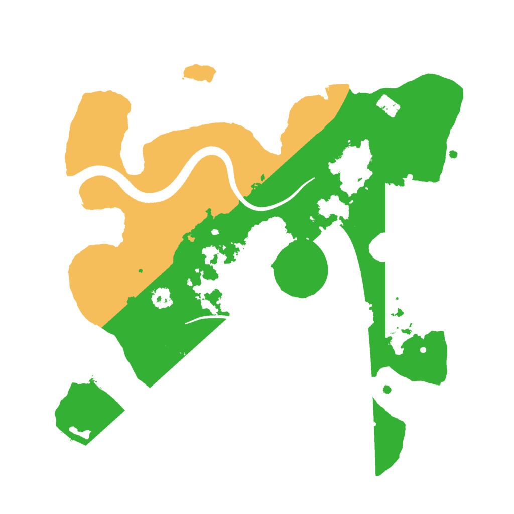 Biome Rust Map: Procedural Map, Size: 2500, Seed: 621985060