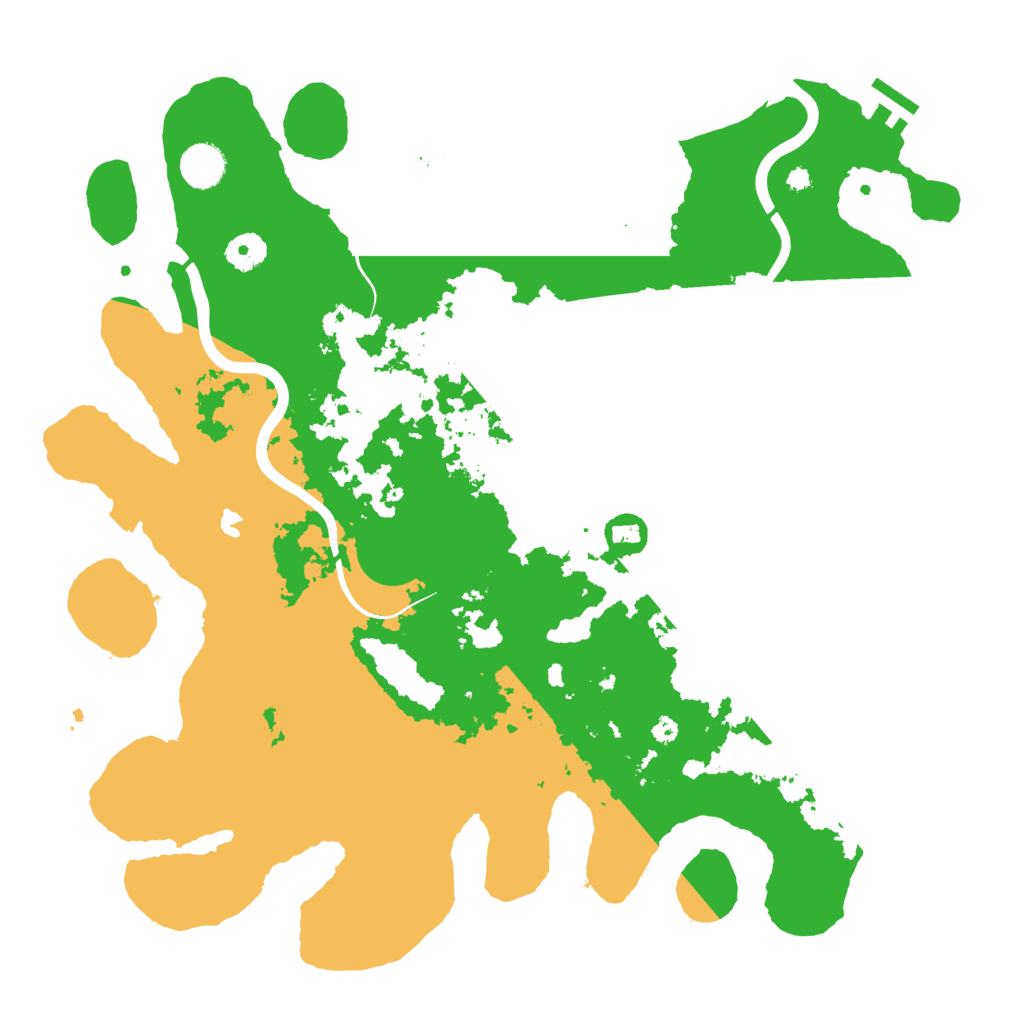 Biome Rust Map: Procedural Map, Size: 4000, Seed: 1236577