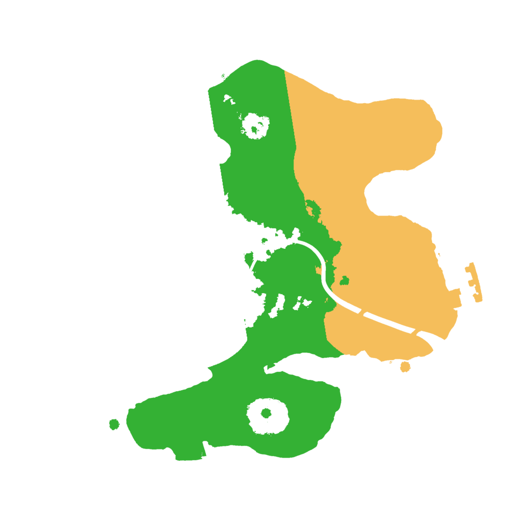 Biome Rust Map: Procedural Map, Size: 2000, Seed: 1212323