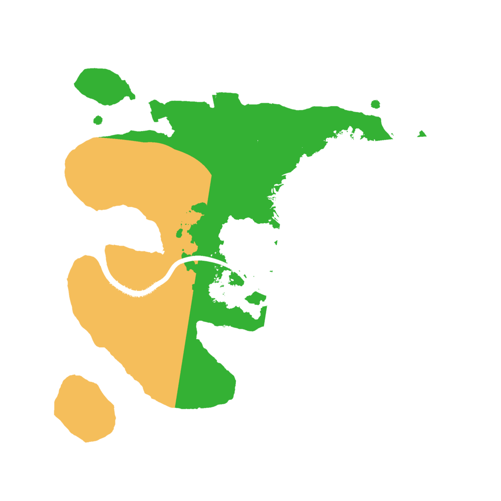 Biome Rust Map: Procedural Map, Size: 2250, Seed: 113